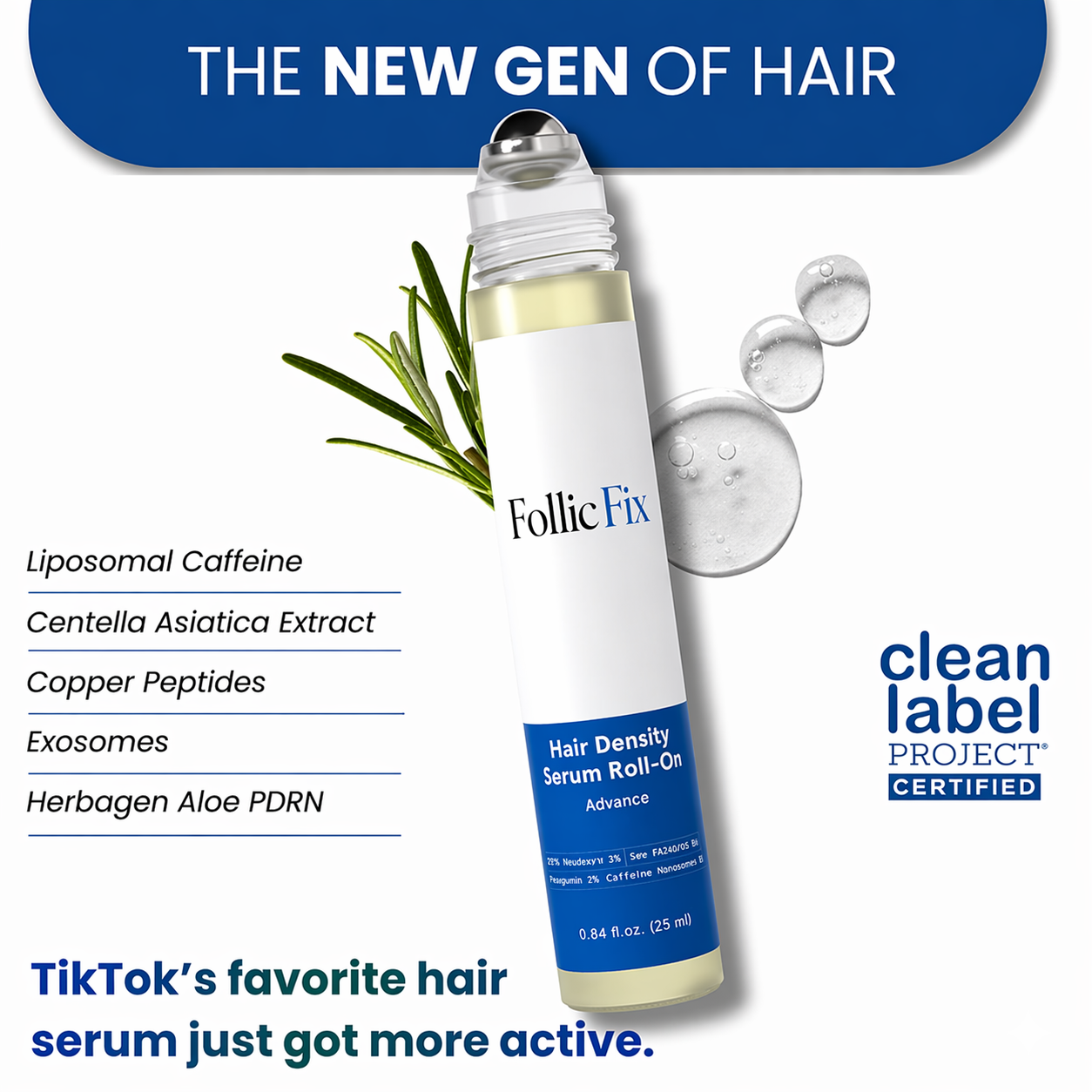 Hair Density Boosting Serum Roll-On